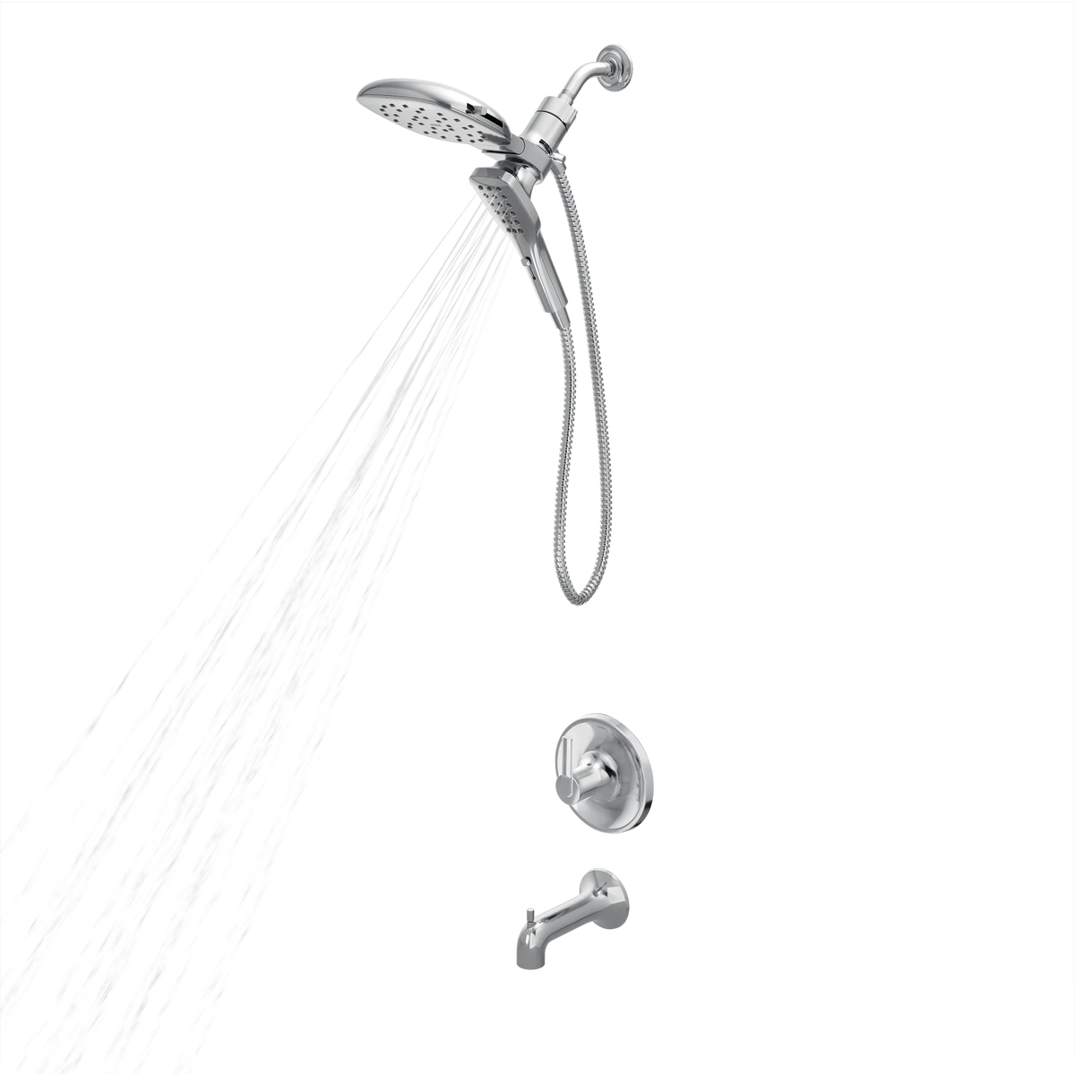 Moen Zyla Posi-Temp Tub/Shower 82140 in Chrome (82140) - view 6