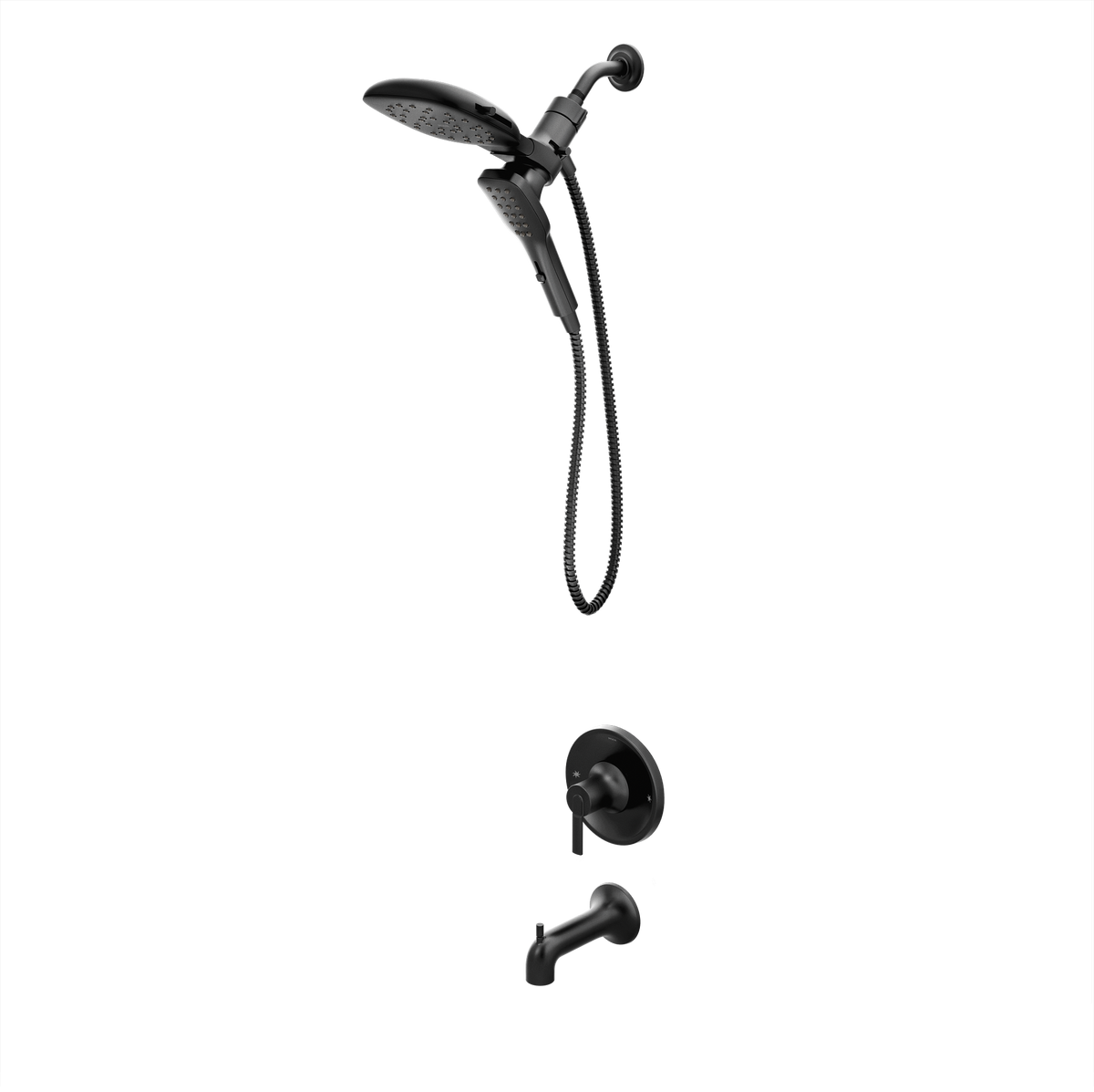 Moen Zyla Posi-Temp Tub/Shower 82140 in Matte Black (82140BL)