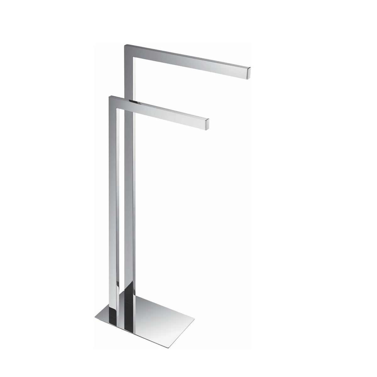 Kube Bath Aqua Piazza by KubeBath Free Standing Towel Rack - Chrome (8216)