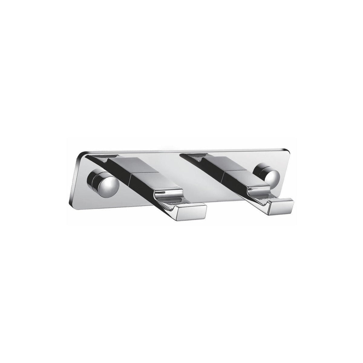 Kube Bath Aqua Piazza by KubeBath Robe Hook With 2 Hooks - Chrome (8219-2)
