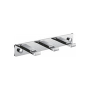 Kube Bath Aqua Piazza by KubeBath Robe Hook With 3 Hooks - Chrome (8219-3)