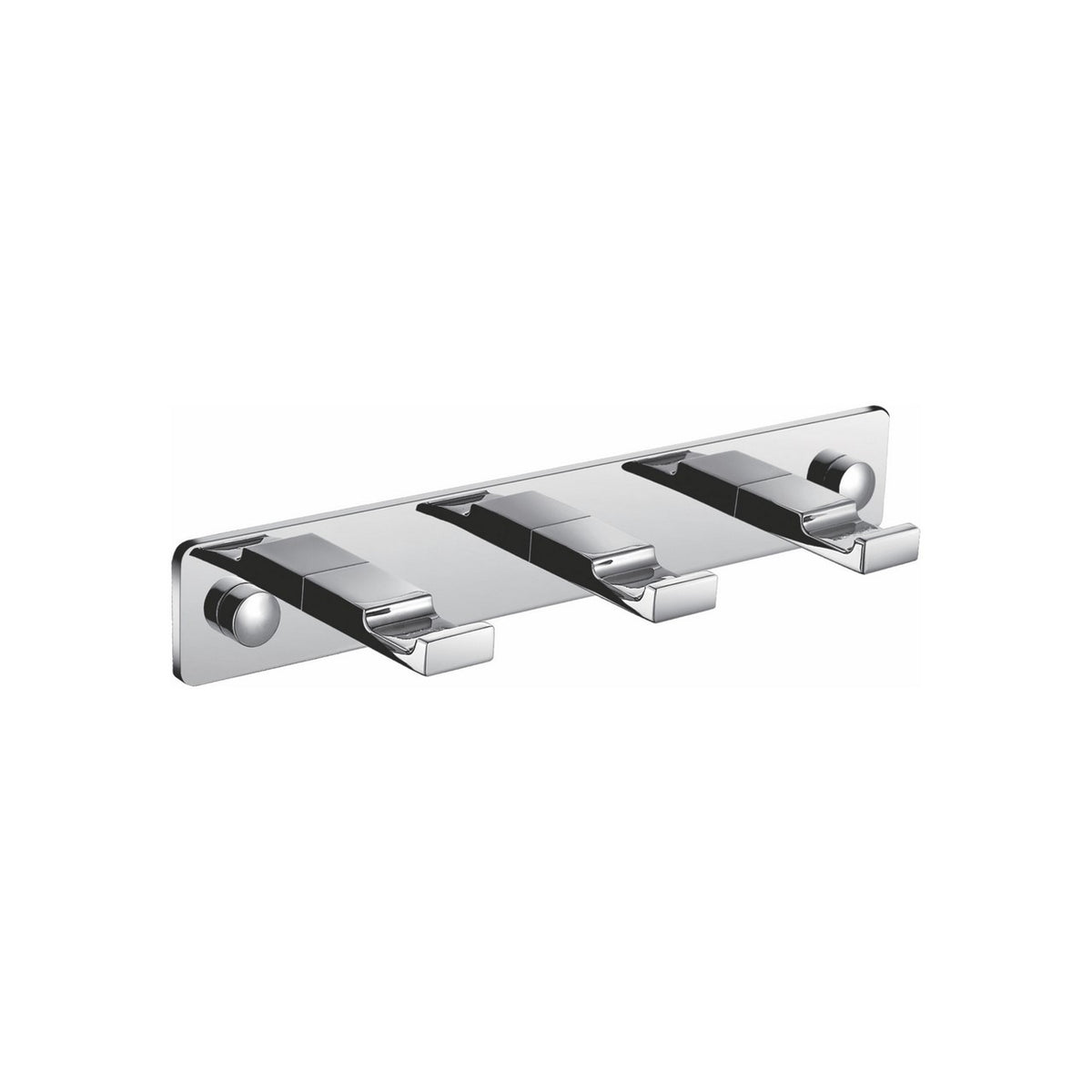 Kube Bath Aqua Piazza by KubeBath Robe Hook With 3 Hooks - Chrome (8219-3)