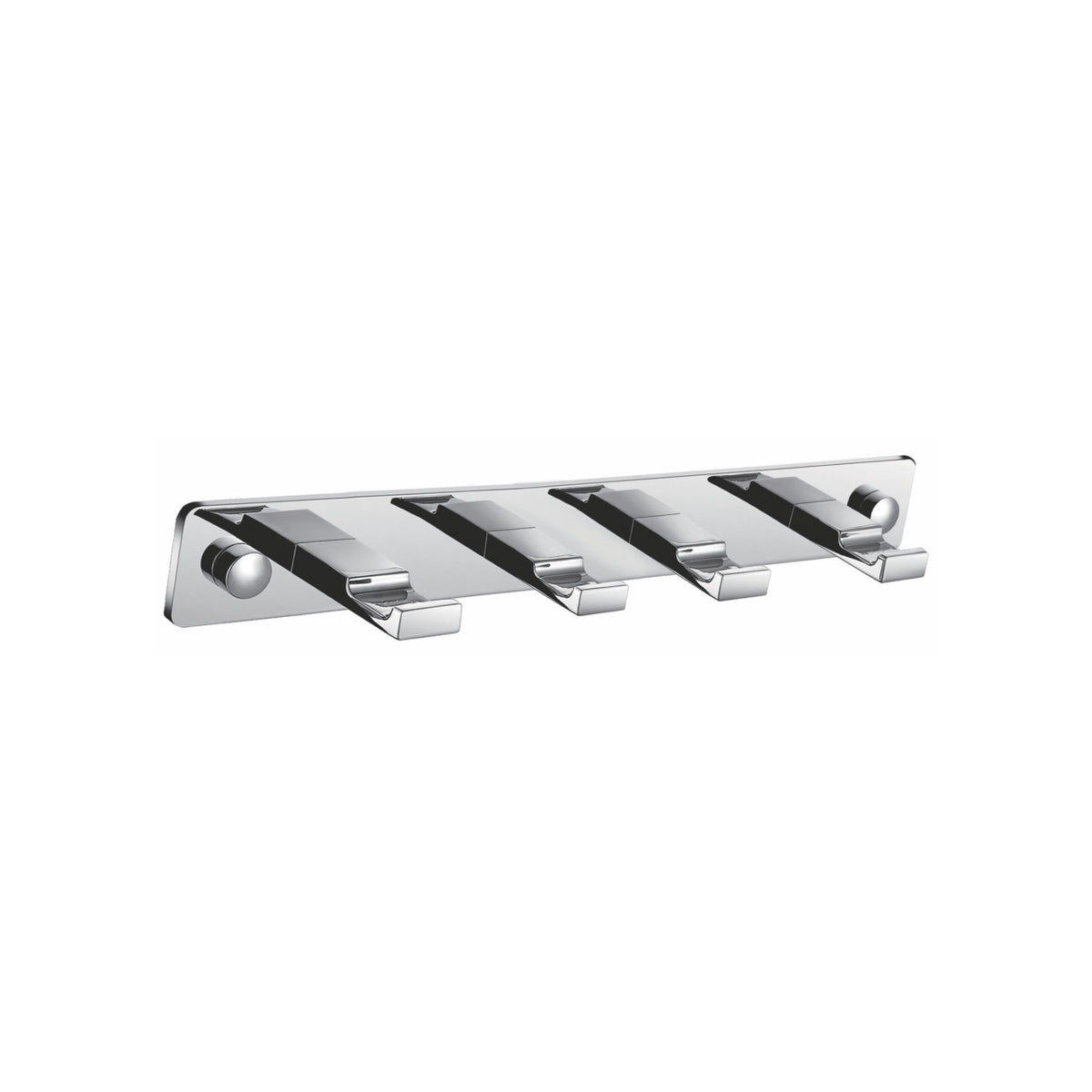 Kube Bath Aqua Piazza by KubeBath Robe Hook With 4 Hooks - Chrome (8219-4)