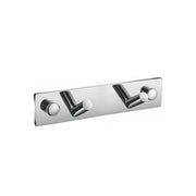 Kube Bath Aqua Chiaro by KubeBath Robe Hook With 2 Hooks - Chrome (8220-2)