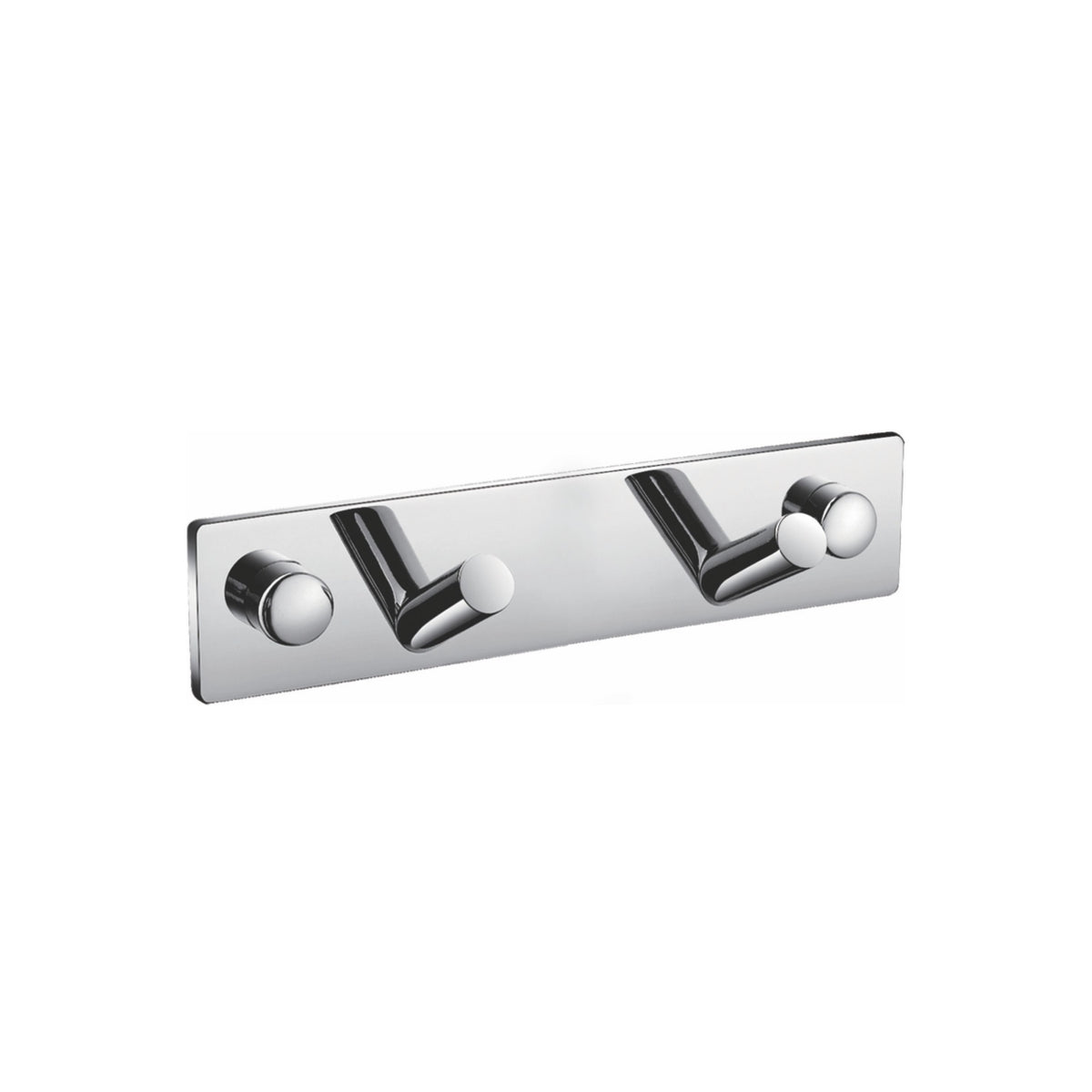 Kube Bath Aqua Chiaro by KubeBath Robe Hook With 2 Hooks - Chrome (8220-2)