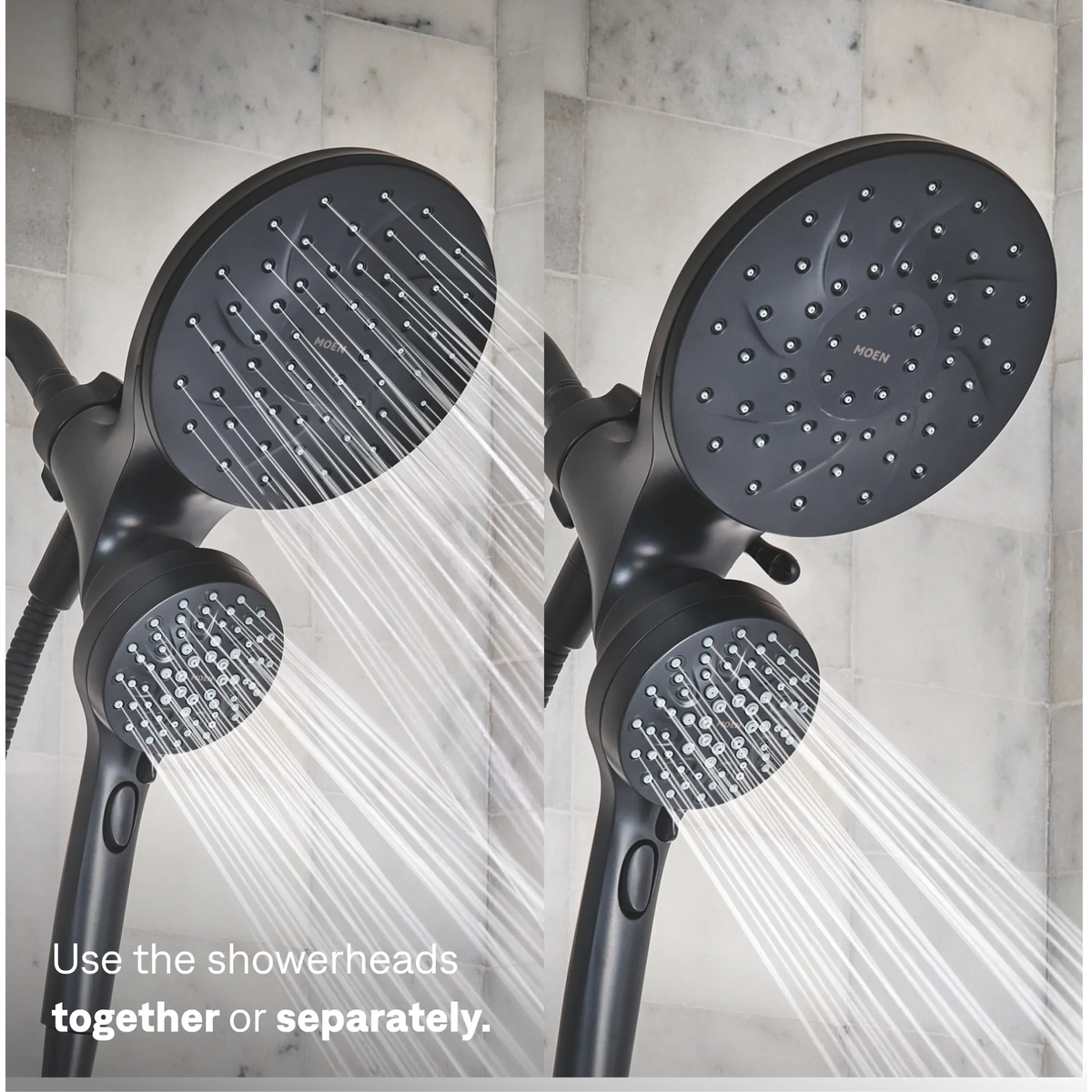 Moen Engage Posi-Temp Tub/Shower 82304 in Matte Black (82304BL) - view 4