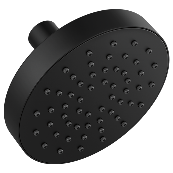 Brizo 5" Linear Round Single-Function Wall Mount Shower Head - 2.5 GPM 82392-BL-2.5 - Plumbing Market