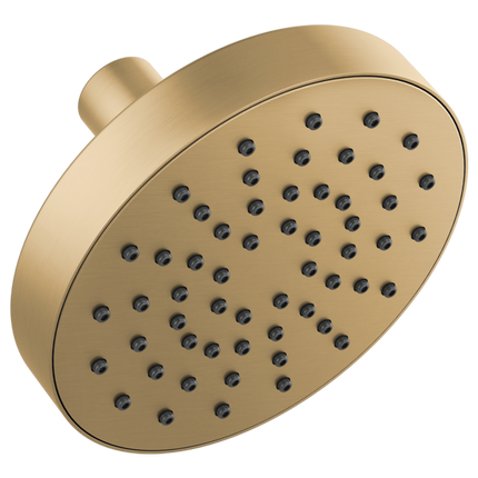 Brizo 5" Linear Round Single-Function Wall Mount Shower Head - 2.5 GPM 82392-GL-2.5 - Plumbing Market