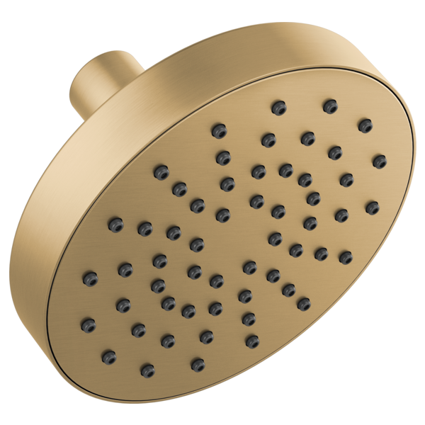 Brizo 5" Linear Round Single-Function Wall Mount Shower Head - 2.5 GPM 82392-GL-2.5 - Plumbing Market