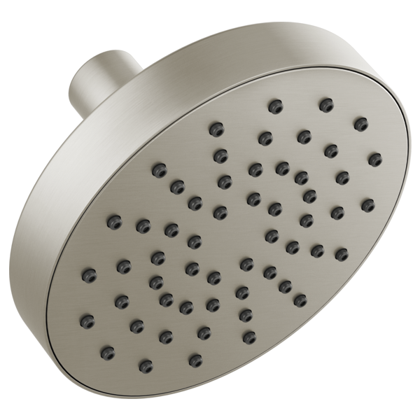 Brizo 5" Linear Round Single-Function Wall Mount Shower Head - 2.5 GPM 82392-NK-2.5 - Plumbing Market