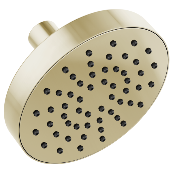 Brizo 5" Linear Round Single-Function Wall Mount Shower Head - 2.5 GPM 82392-PN-2.5 - Plumbing Market