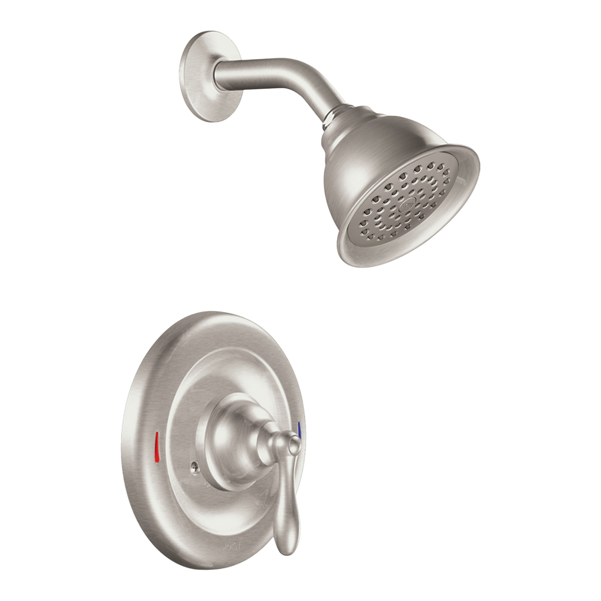 Moen Caldwell Posi-Temp Shower Only 82495EP in Spot Resist Brushed Nickel (82495EPSRN)
