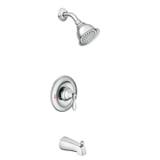Moen Caldwell Posi-Temp Eco-Performance Tub and Shower Faucet 82496EP in Chrome (82496EP)