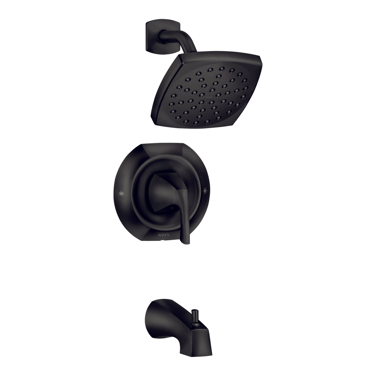 Moen Lindor Single-Handle Bathroom Faucet 82504 in Matte Black (82504BL)