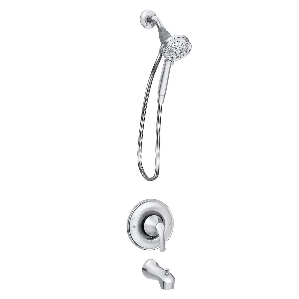Moen Darcy Tub and Shower Faucet 82560 in Chrome (82560)