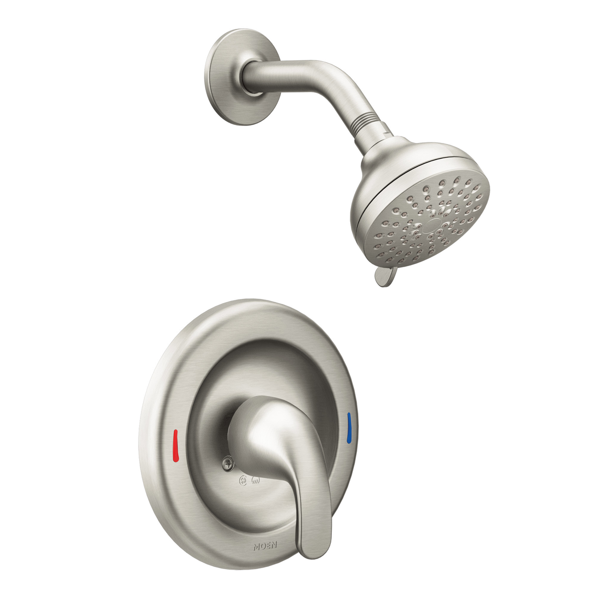 Moen Adler Posi-Temp Shower Only 82604 in Spot Resist Brushed Nickel (82604SRN)