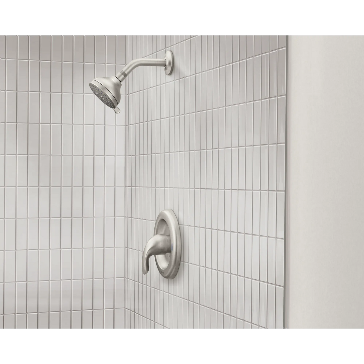 Moen Adler Posi-Temp Shower Only 82604 in Spot Resist Brushed Nickel (82604SRN) - view 2