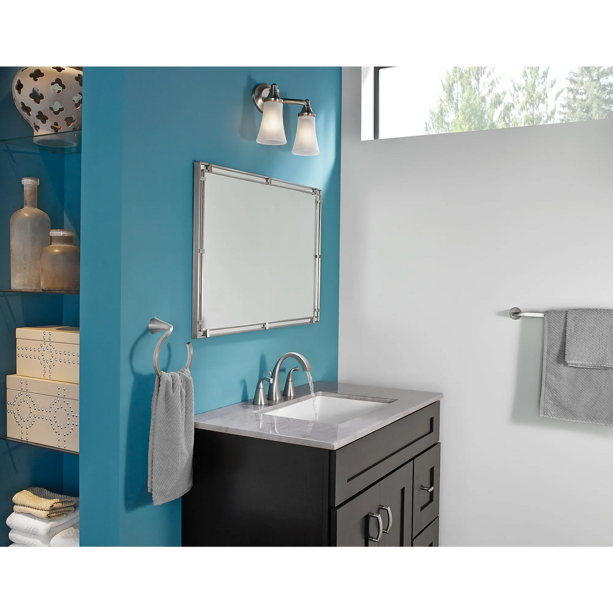 Moen Eva Bath Light YB2862 in Brushed Nickel (YB2862BN) - view 11
