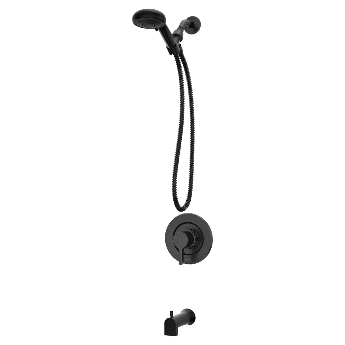Moen Beric Posi-Temp Tub/Shower 82775 in Matte Black (82775BL)