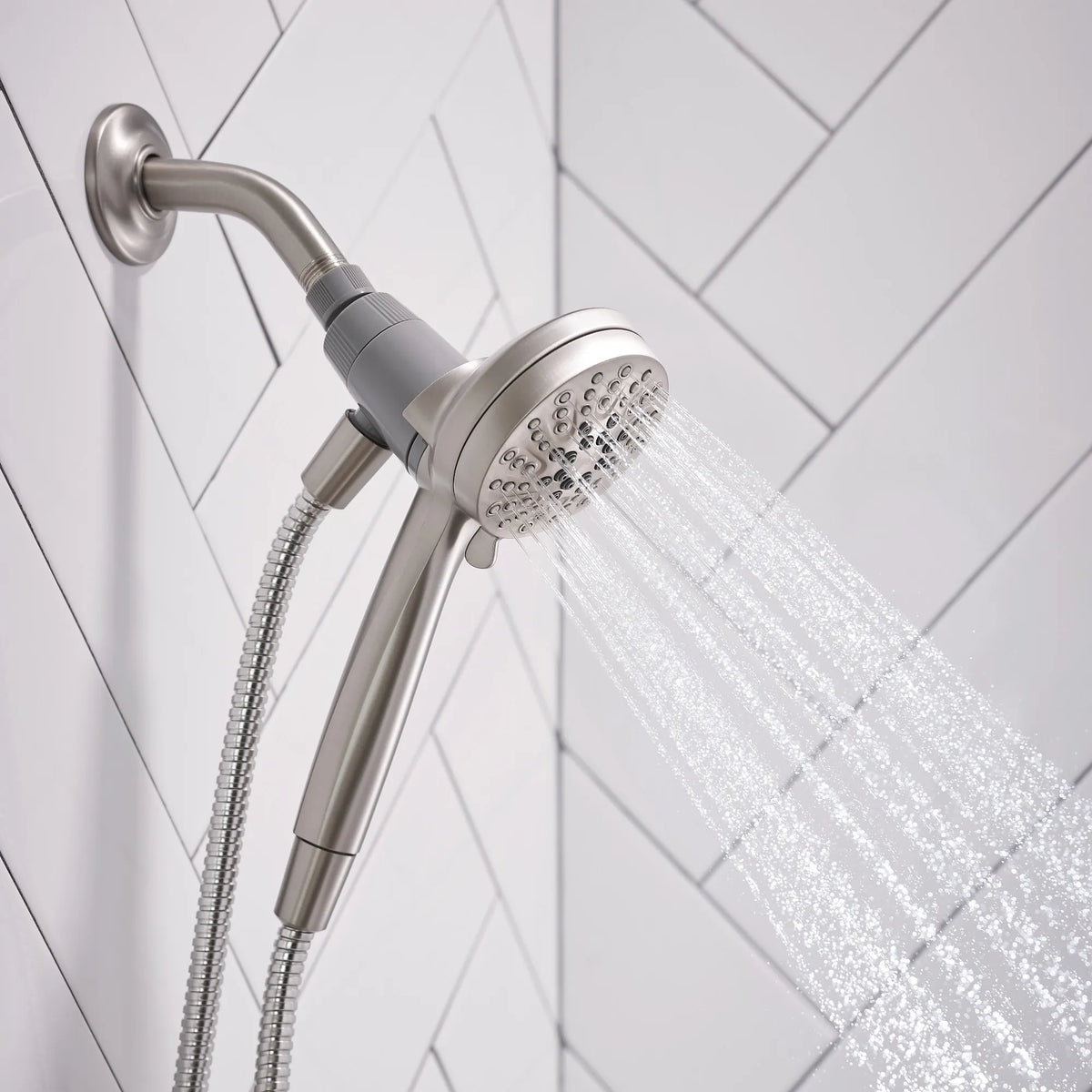 Moen Tiffin Posi-Temp Tub/Shower 82879 in Spot Resist Brushed Nickel (82879SRN) - view 2
