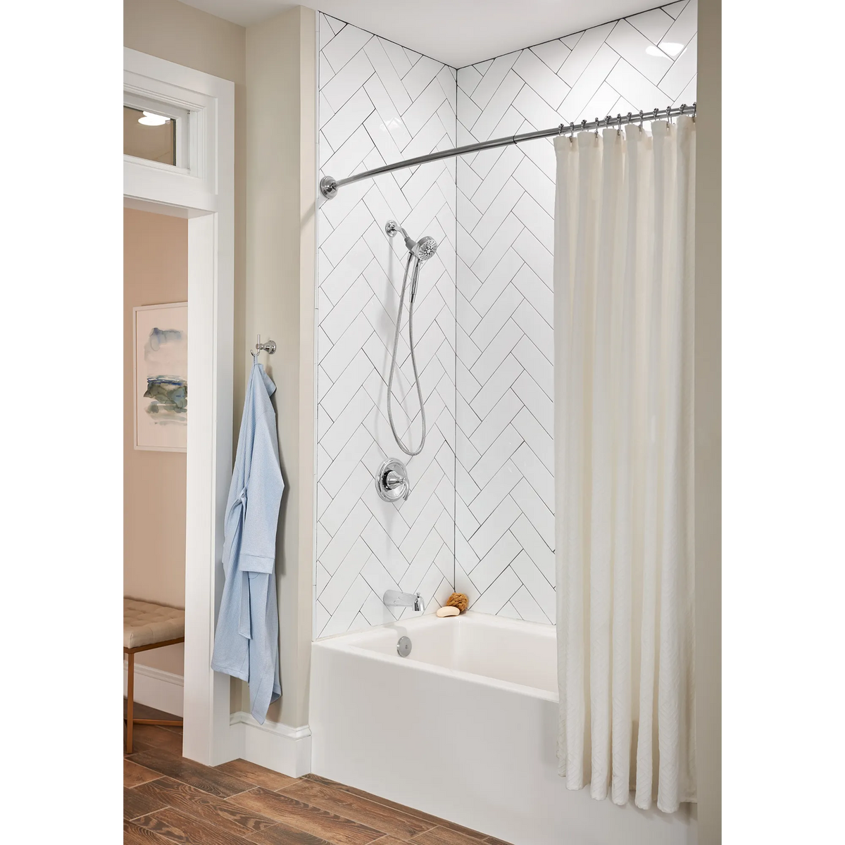 Moen Tiffin Posi-Temp Tub/Shower 82879 in Chrome (82879) - view 8