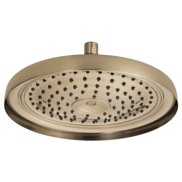 Brizo 11" Classic Round Single-Function Raincan Shower Head - 2.5 GPM 83310-GL-2.5 - Plumbing Market