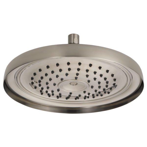Brizo 11" Classic Round Single-Function Raincan Shower Head - 1.75 GPM 83310-NK - Plumbing Market