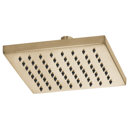 Brizo 8" Linear Square Single-Function Raincan Shower Head - 1.75 GPM 83341-GL - Plumbing Market