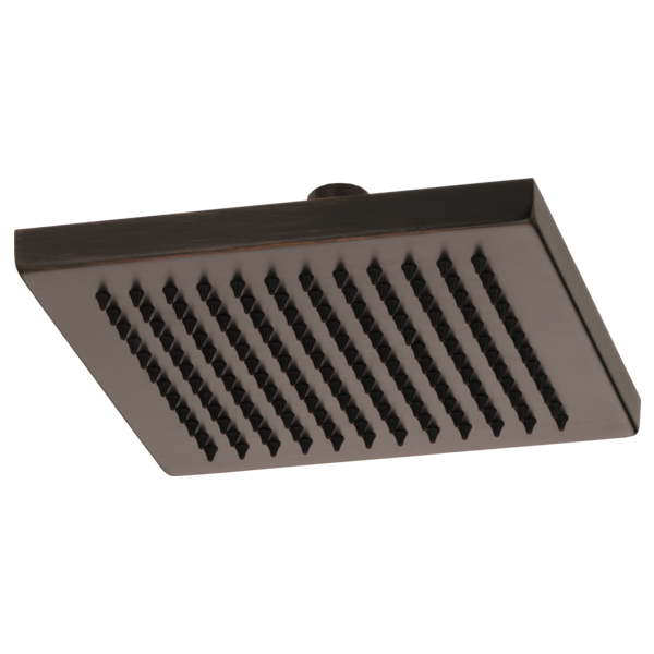 Brizo 8" Linear Square Single-Function Raincan Shower Head - 2.5 GPM 83341-RB-2.5 - Plumbing Market