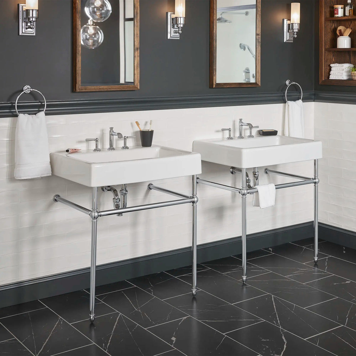 DXV Oak Hill 30 in. Console Legs in Polished Chrome (D21411030.100) - view 2