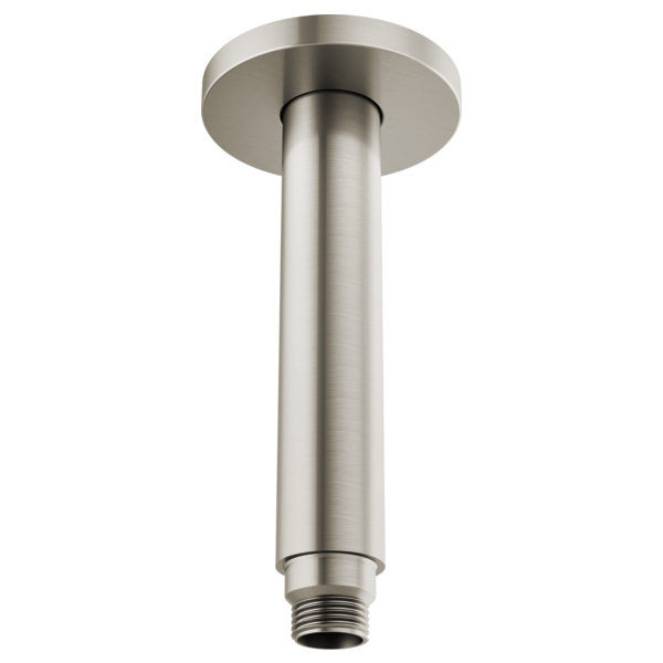 Brizo 6" Dual Waterway Ceiling Mount Shower Arm and Flange 83992-06MF-NK - Plumbing Market
