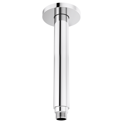 Brizo 10" Dual Waterway Ceiling Mount Shower Arm and Flange 83992-10MF-PC - Plumbing Market