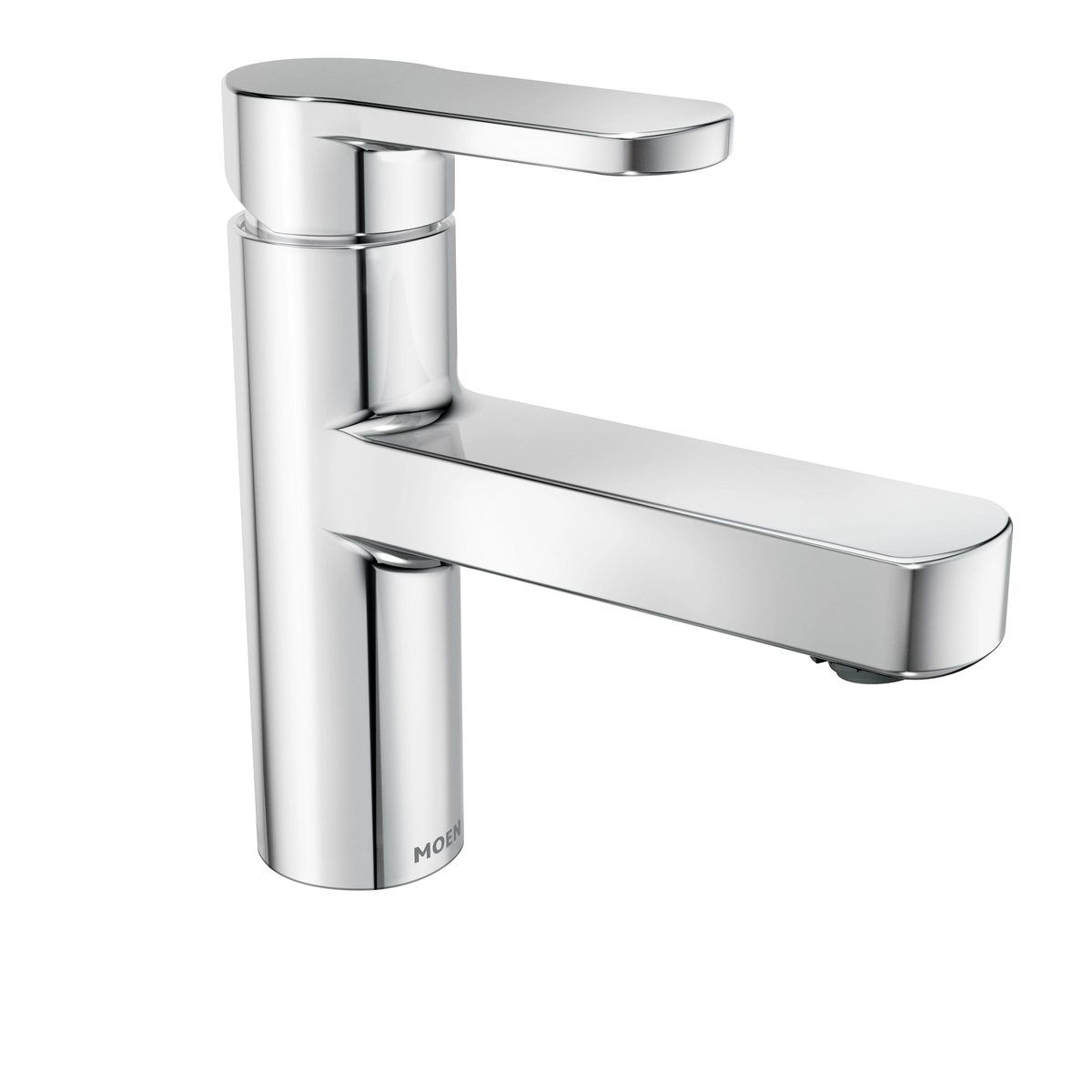 Moen Laris Single-Handle Low-Arc Bathroom Faucet 84014 in Chrome (84014)