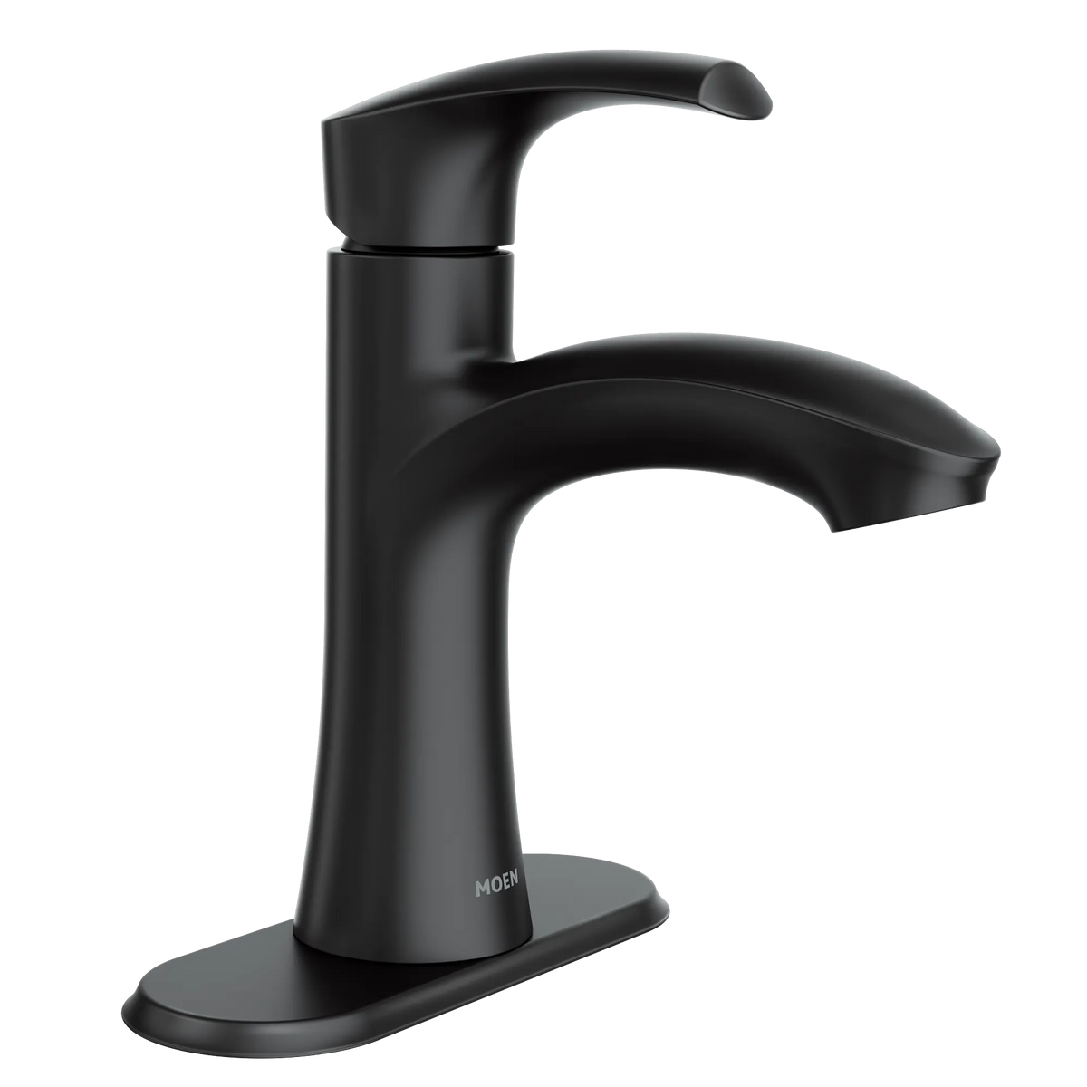 Moen Graeden Single-Handle High-Arc Bathroom Faucet 84136 in Matte Black (84136BL) - view 6