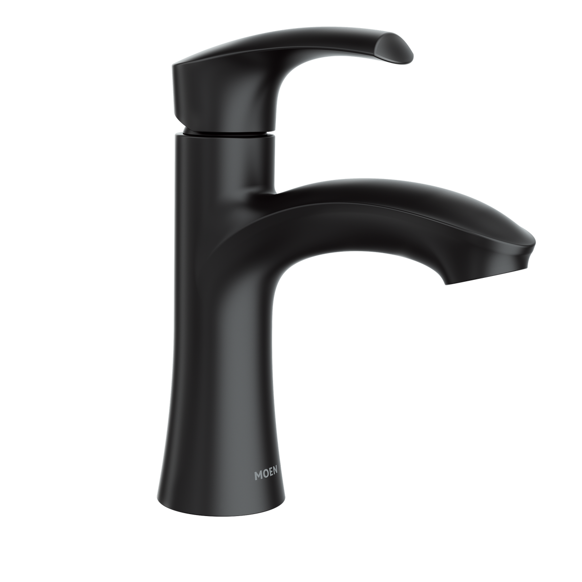 Moen Graeden Single-Handle High-Arc Bathroom Faucet 84136 in Matte Black (84136BL)
