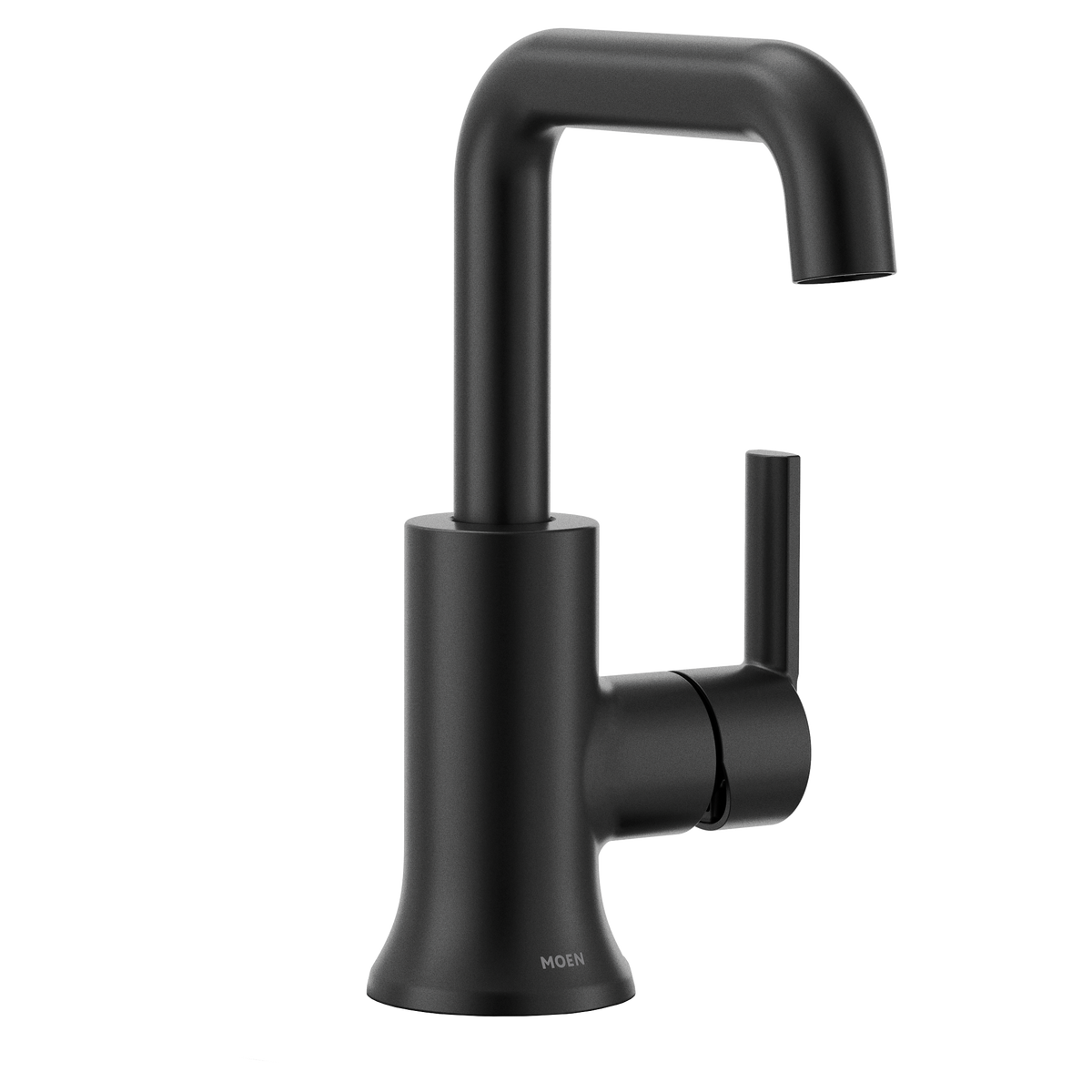 Moen Zyla Single-Handle High-Arc Bathroom Faucet 84140 in Matte Black (84140BL)