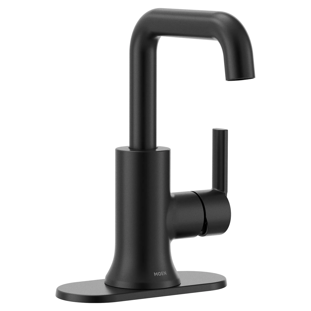 Moen Zyla Single-Handle High-Arc Bathroom Faucet 84140 in Matte Black (84140BL) - view 12