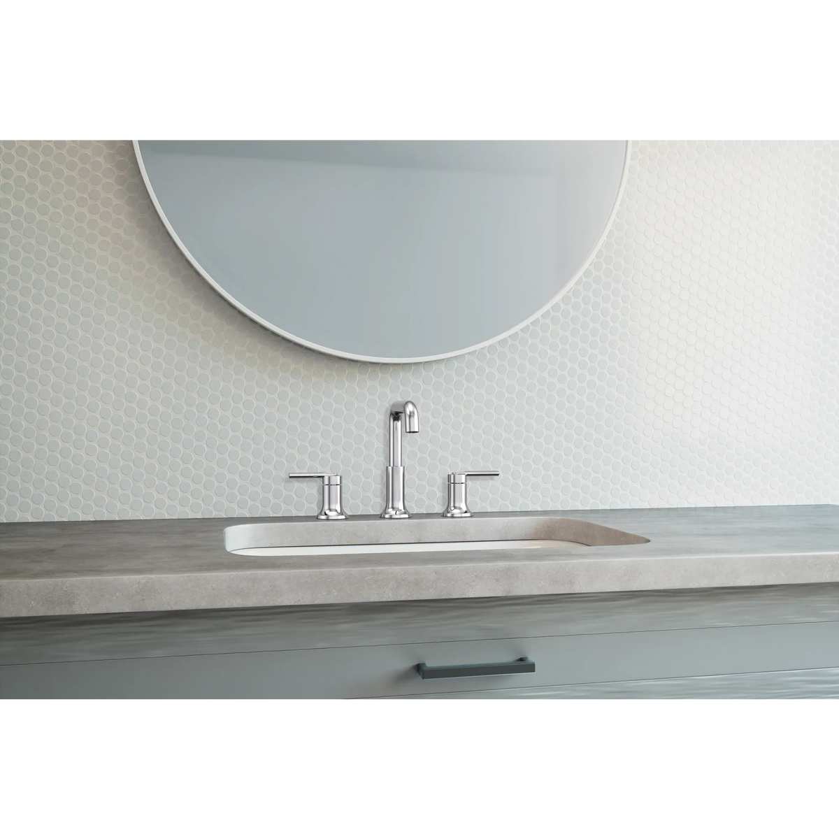Moen Zyla Two-Handle High-Arc Widespread Bathroom Faucet 84142 in Chrome (84142) - view 2