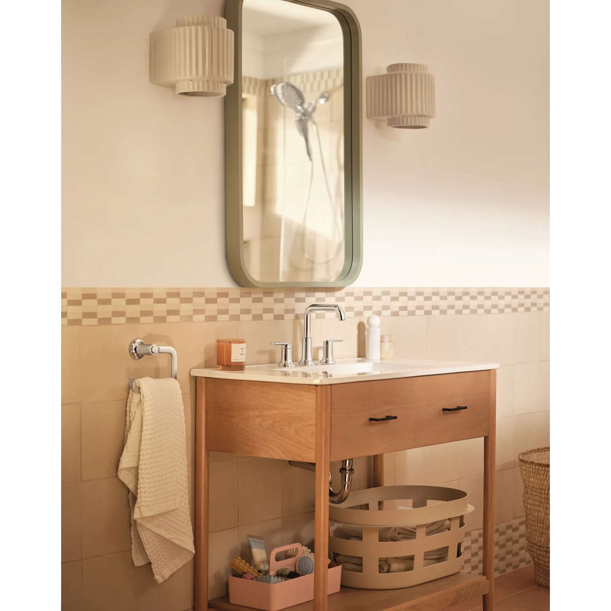Moen Zyla Two-Handle High-Arc Widespread Bathroom Faucet 84142 in Chrome (84142) - view 6