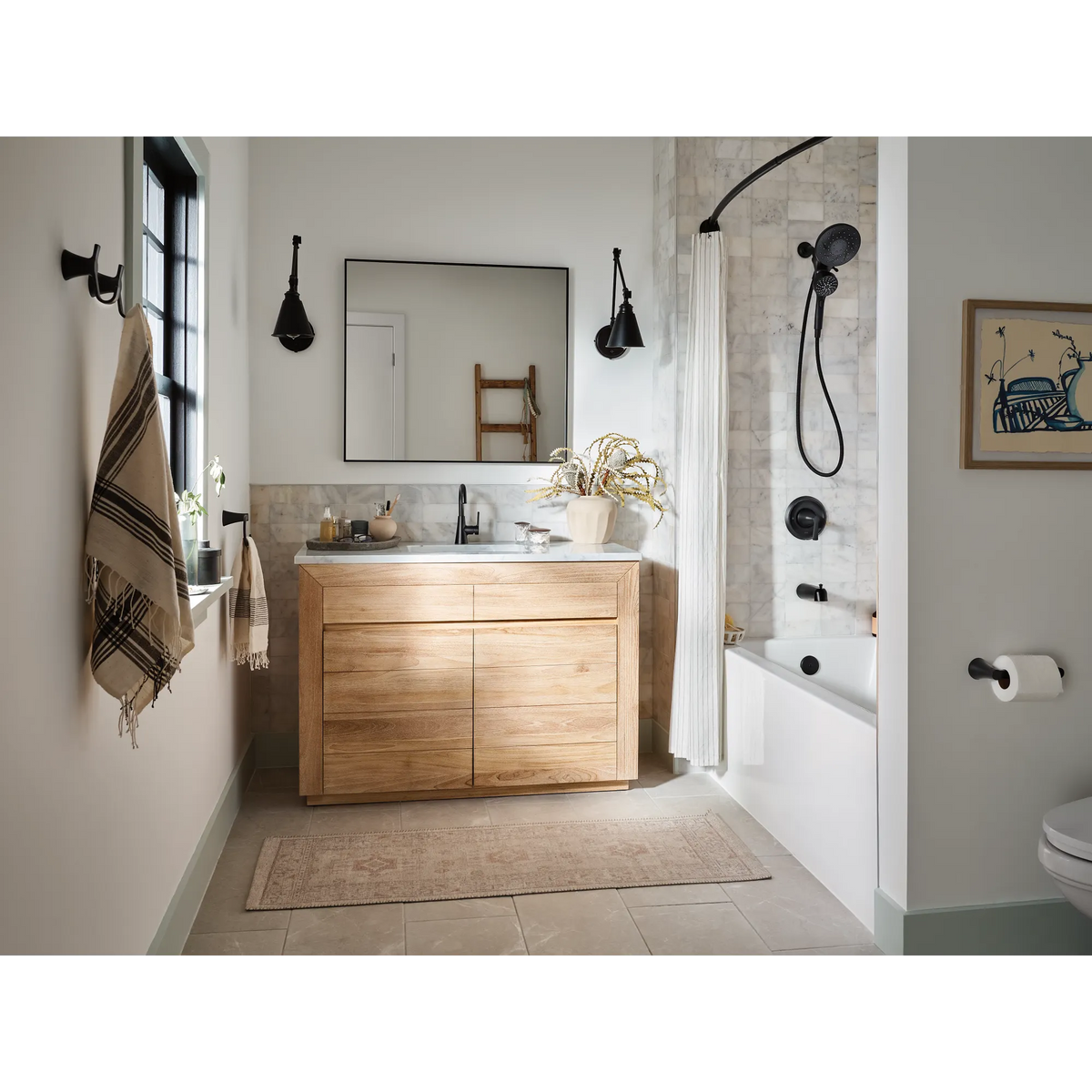 Moen Mikah Robe Hook Y0703 in Matte Black (Y0703BL) - view 7