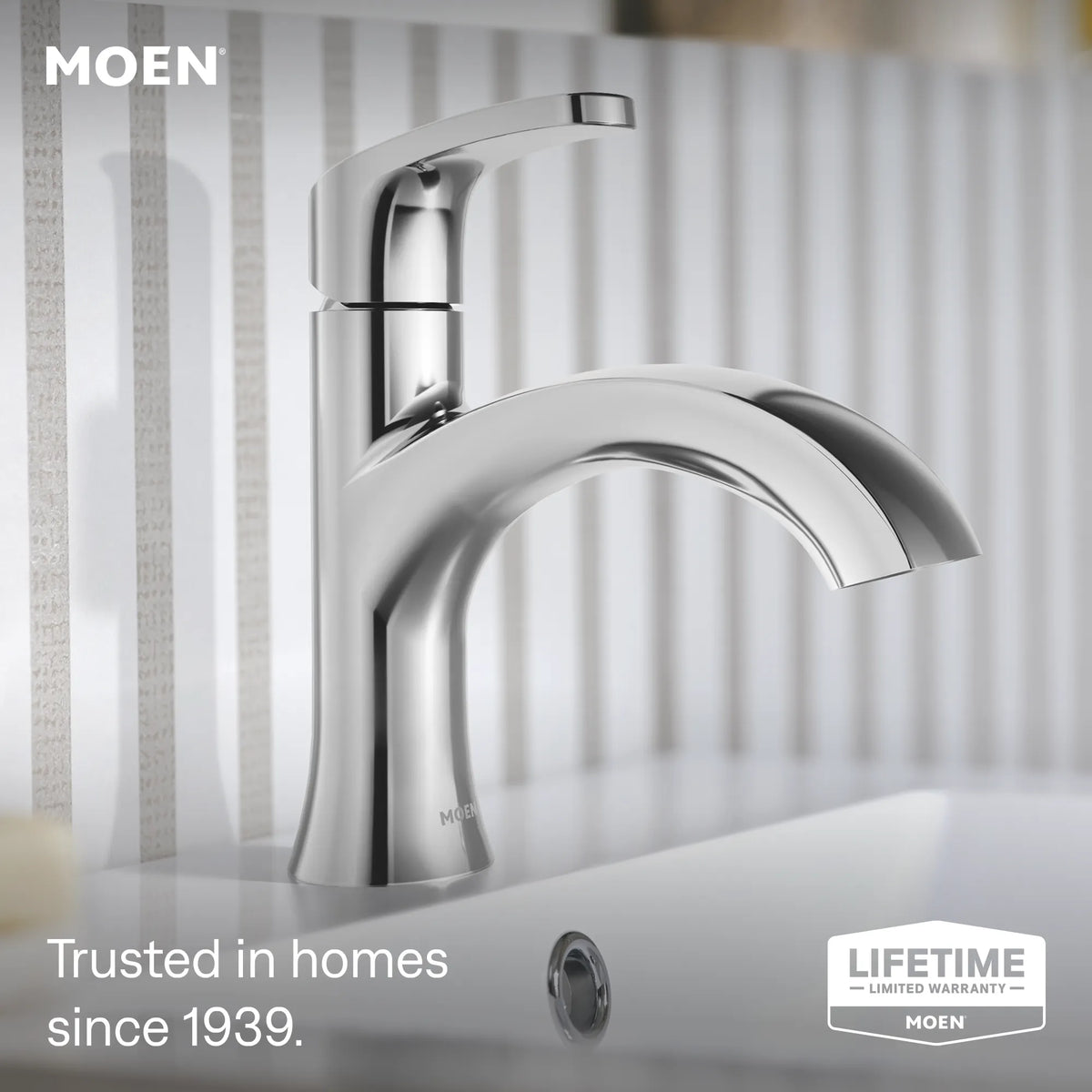 Moen Karis Single-Handle High-Arc Bathroom Faucet 84346 in Chrome (84346) - view 2