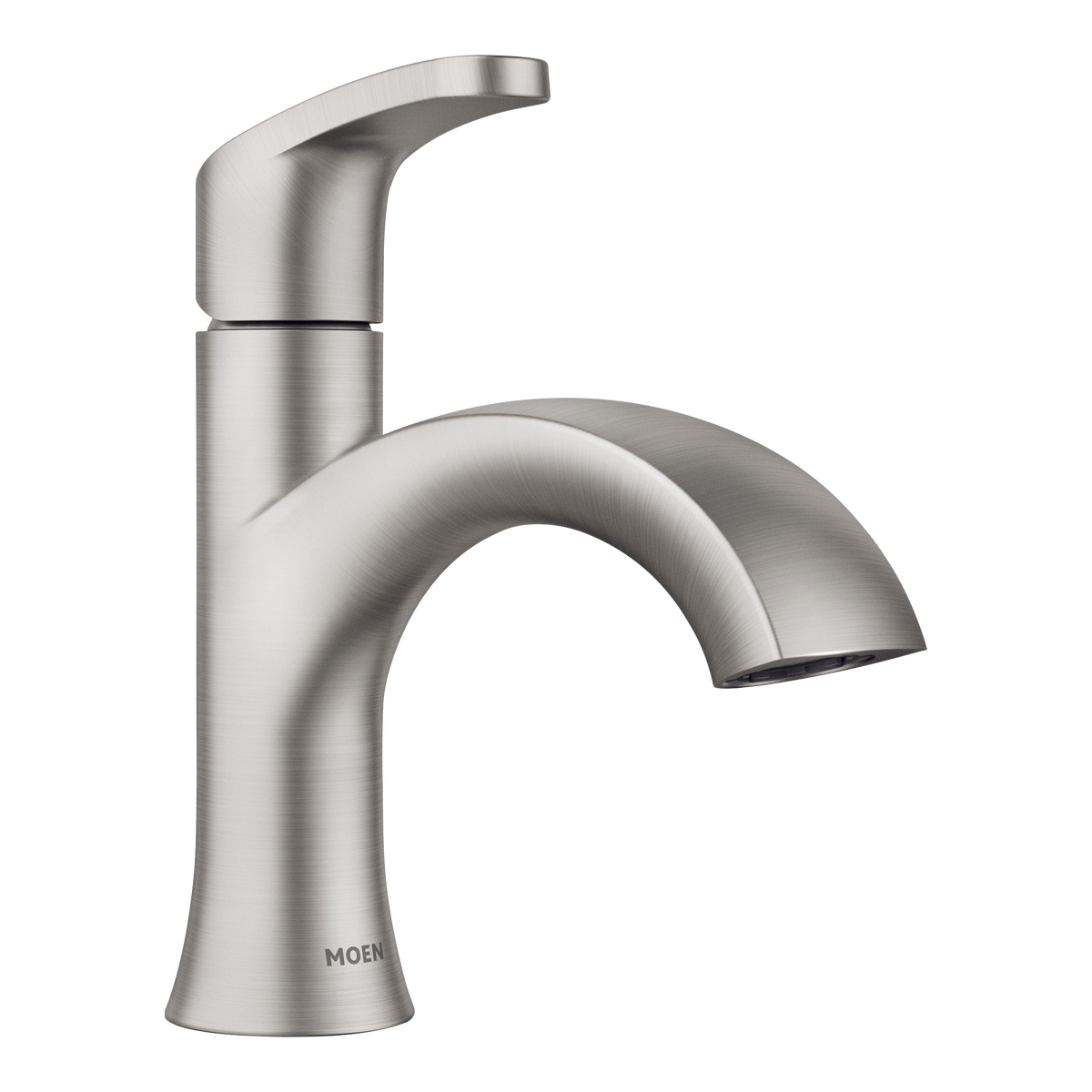 Moen Karis Single-Handle High-Arc Bathroom Faucet 84346 in Spot Resist Brushed Nickel (84346SRN)