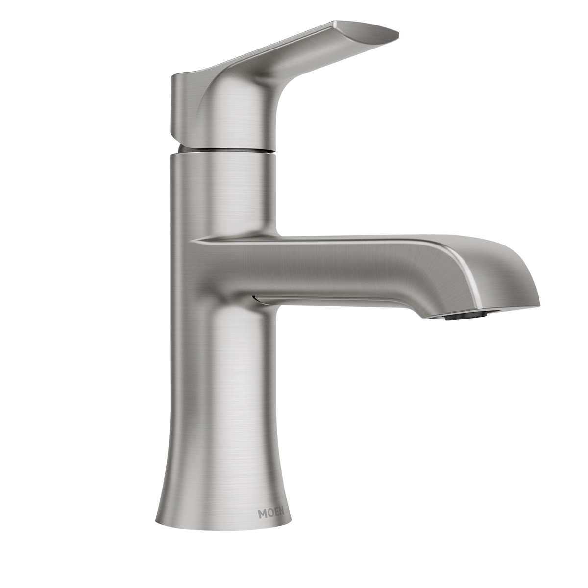 Moen Liso Single-Handle High-Arc Bathroom Faucet 84540 in Spot Resist Brushed Nickel (84540SRN)