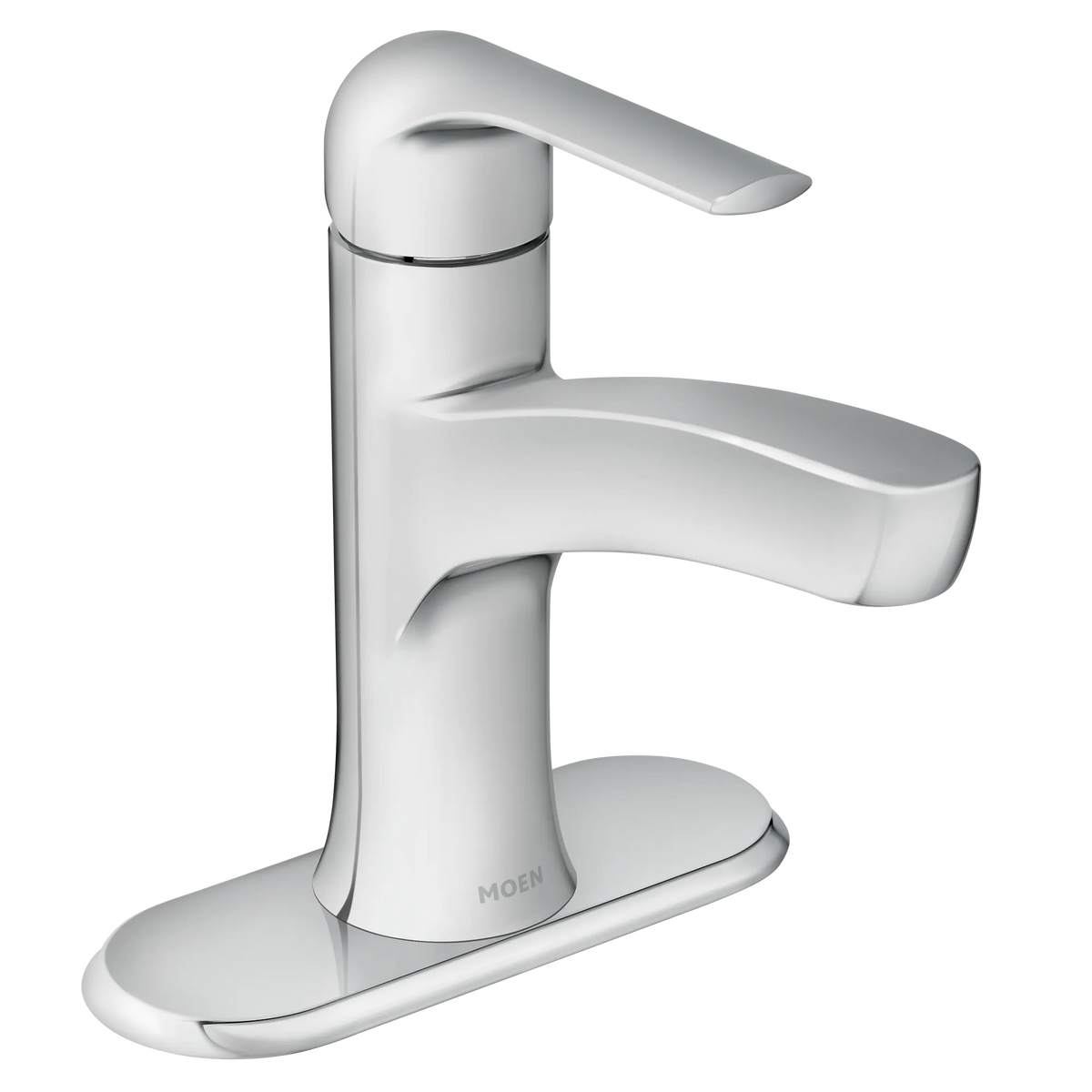 Moen Tilson Single-Handle High-Arc Bathroom Faucet 84565 in Chrome (84565) - view 4