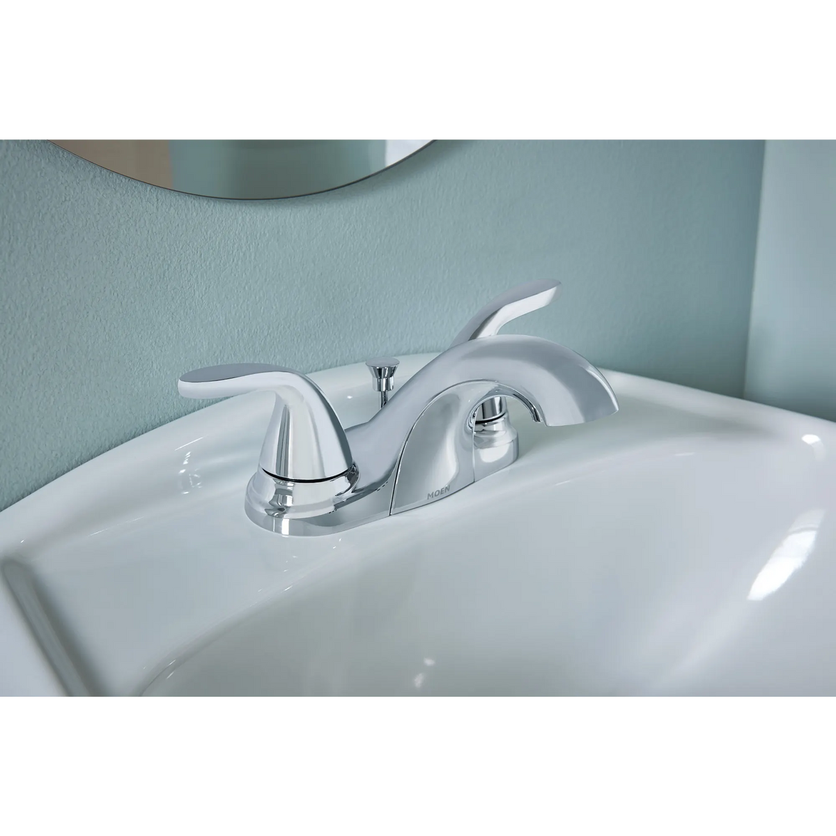 Moen Adler Two-Handle Bathroom Faucet 84603 in Chrome (84603) - view 2