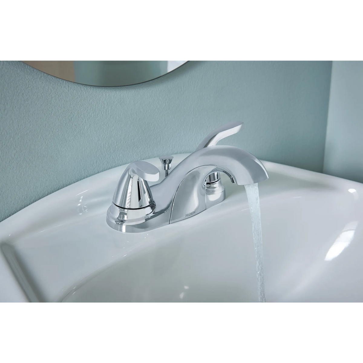 Moen Adler Two-Handle Bathroom Faucet 84603 in Chrome (84603) - view 4