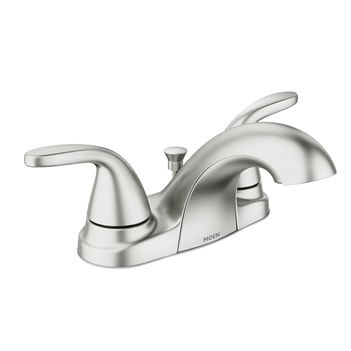 Moen Adler Two-Handle Bathroom Faucet 84603 in Spot Resist Brushed Nickel (84603SRN)