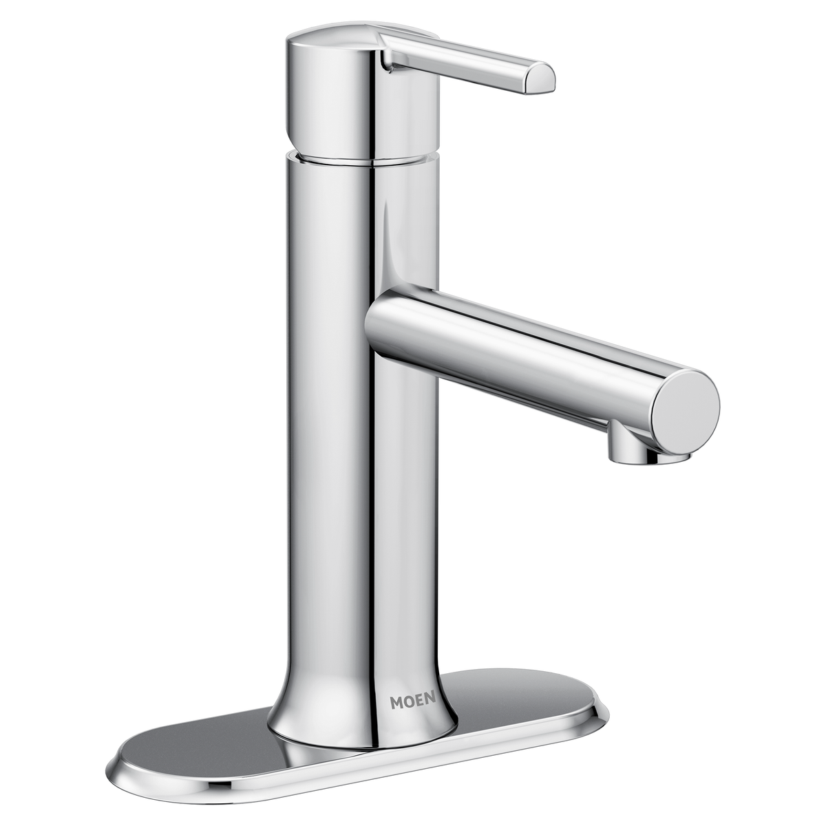 Moen Arlys Single-Handle Low-Arc Low Profile Bathroom Faucet 84770 in Chrome (84770)