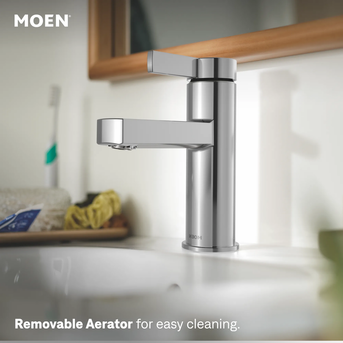 Moen Beric Single-Handle Bathroom Faucet 84774 in Chrome (84774) - view 5