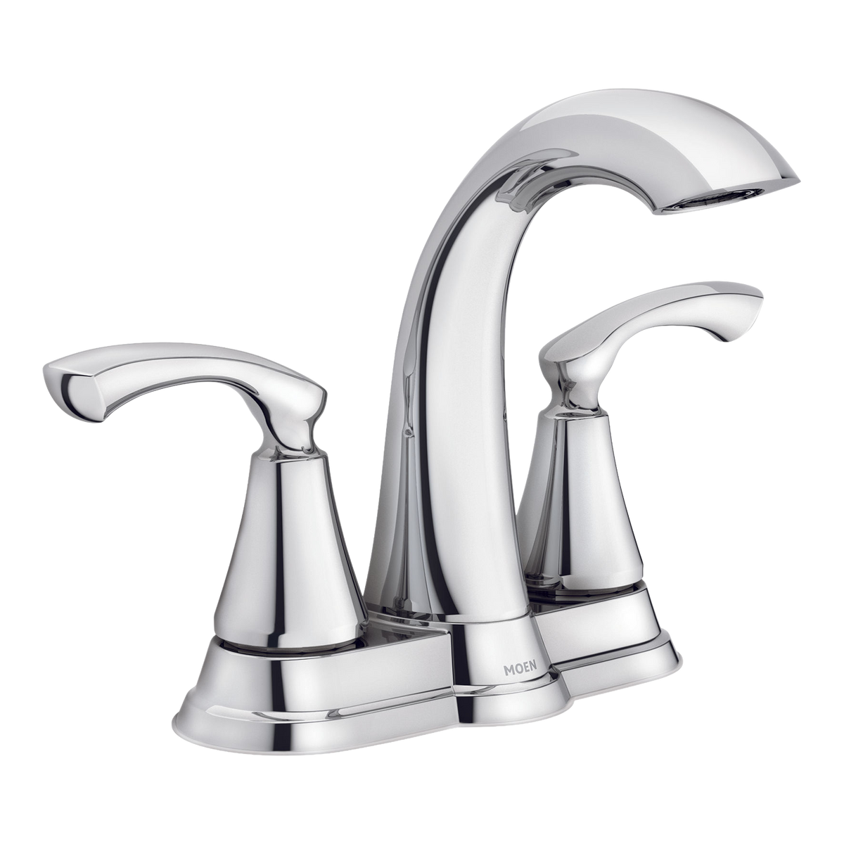 Moen Tiffin Two-Handle High-Arc Bathroom Faucet WS84876 in Chrome (WS84876)